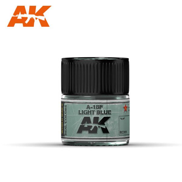 AK Interactive RC311 Real Colors : A-18F Light Grey-Blue 10ml