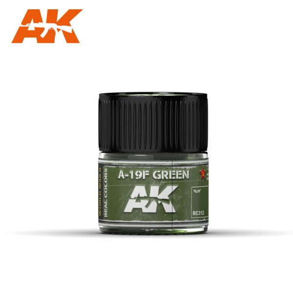 AK Interactive RC312 Real Colors : A-19F Green 10ml