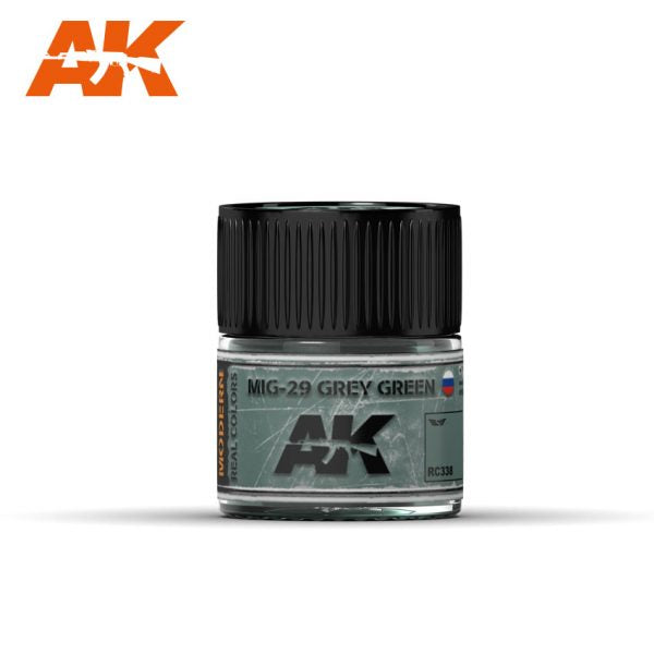 AK Interactive RC338 Real Colors : MIG-29 Grey Green 10ml