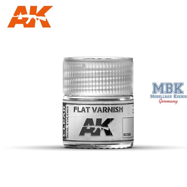 AK Interactive RC500 Real Colors: Flat Varnish 10ml