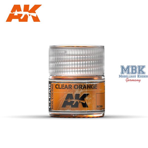 AK Interactive RC506 Real Colors : Clear Orange 10ml