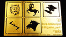 Rado Miniatures RDM16PE06 Stencil - StuG Abteilungen & Brigaden Part 1