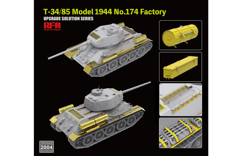 Rye Field Model 2004 1/35 Upgrade Solution for T-34/85 Model 1944 No.174 Factory