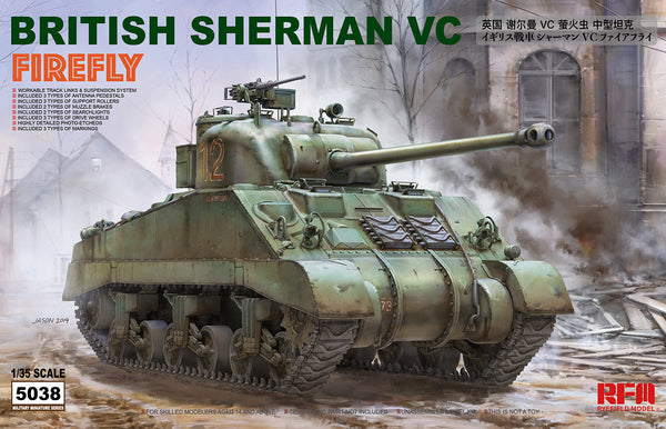 Rye Field Model 5038 1/35 Model British Sherman VC Firefly