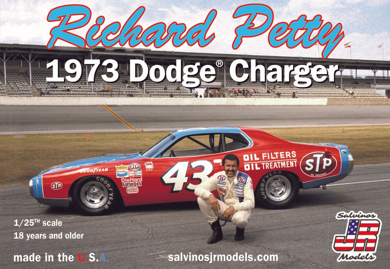 Salvinos JR  RPDC1973D 1/25 Richard Petty '73 Dodge Charger