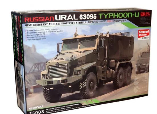 RPG 35008A 1/35 Russian URAL 63095 Typhoon-U MRAP + Sagged Wheel Set Edition