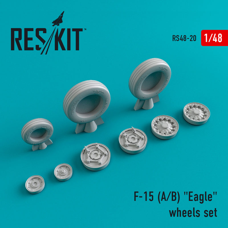 1/48 Res/Kit 480020 F-15 (A/B) "Eagle" Wheel Set