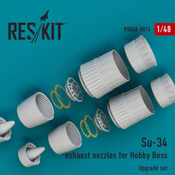 1/48 Res/Kit U480014 Su-34 Exhaust Nozzles for Hobby Boss