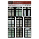 RT DIORAMA 35752 1/35 Printed Accessories: Glass Windows "hotel"