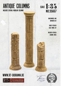 RT DIORAMA 35667 1/35 Antique Columns