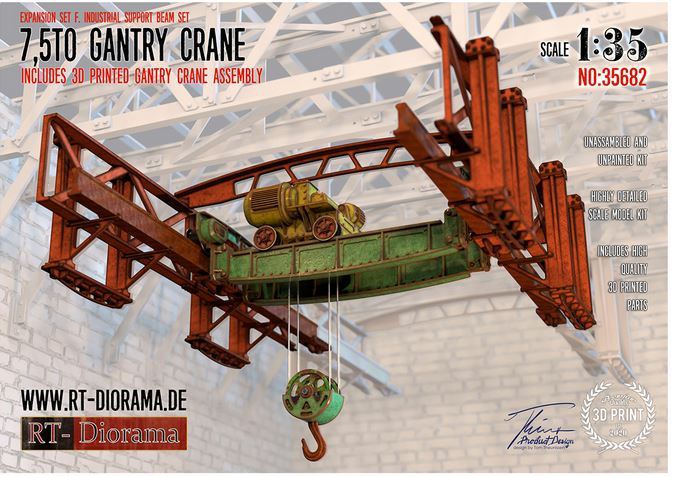 RT DIORAMA 35682 1/35 7.5TO Gantry Crane