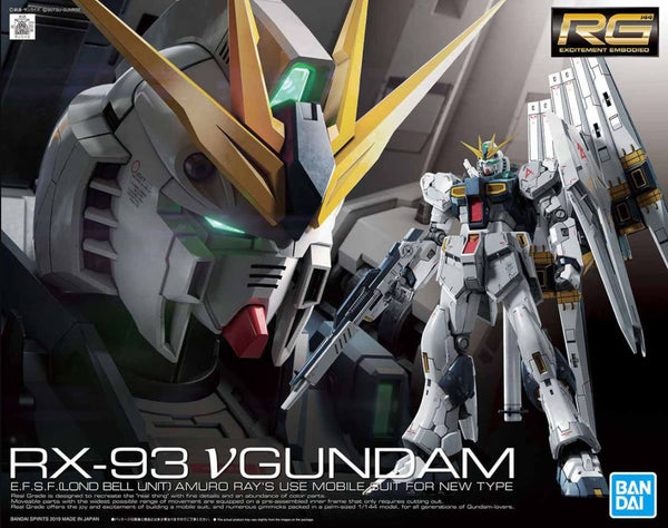BANDAI RG 1/144  RX-93 ν (Nu) Gundam