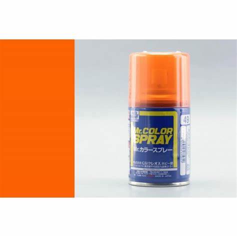Mr. Hobby Mr. Color Spray S49 Clear Orange