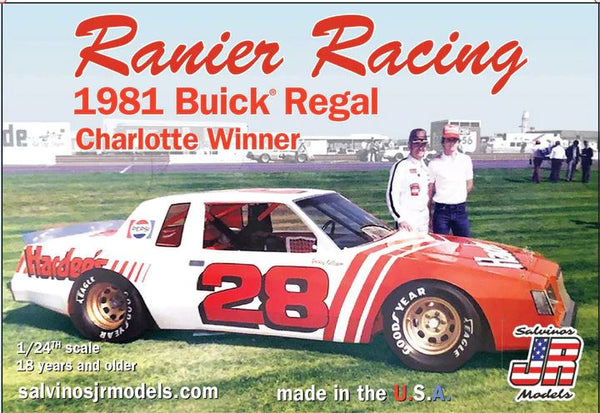 Salvinos JR RRB1981C 1/24 Ranier Racing 1981 Buick “Charlotte Winner”