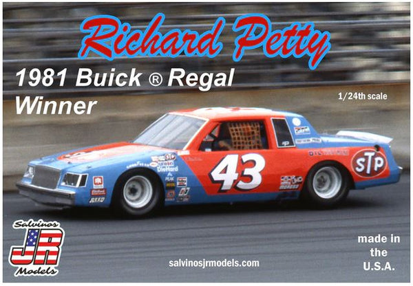 Salvinos JR RPB1981D 1/24 Richard Petty '81 Buick “7th Daytona Winner”