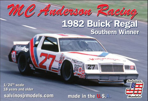 Salvinos JR MCAB1982DA 1/24 MC Anderson Racing '82 Buick Regal