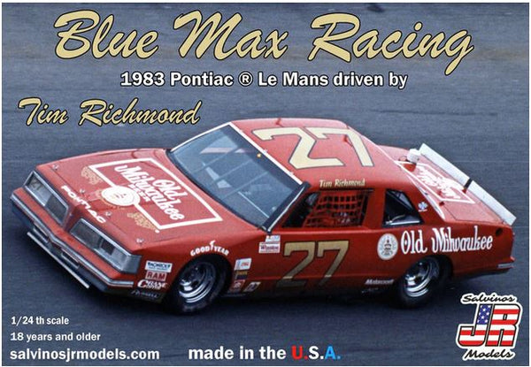Salvinos JR BMLM1983P 1/24 Blue Max Racing '83 Pontiac Le Mans driven by Tim Richmond
