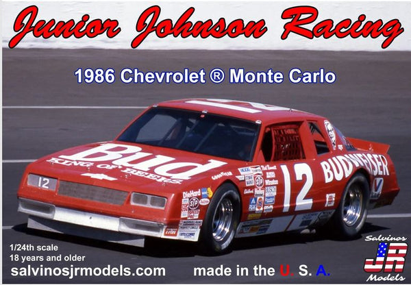 Salvinos JR JJMC1986NB 1/24 Junior Johnson '86 Chevrolet Monte Carlo #12