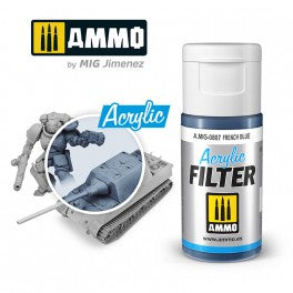 AMMO by Mig 0807 Acrylic Filter - French Blue