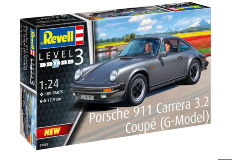 Revell 7688 1/24 Porsche 911 Carrera 3.2 Coupe (G-Model)