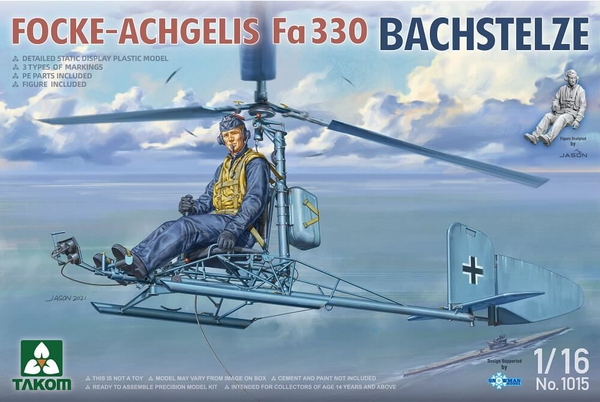 Takom 1015 1/16 Focke-Achgelis FA 330 Bachstelze