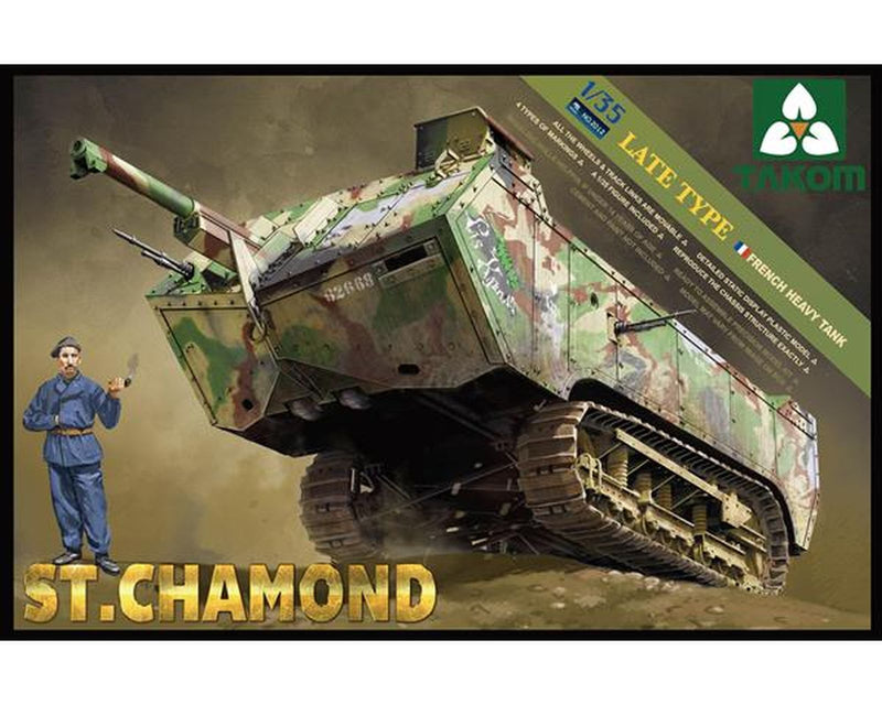 Takom 2012 1/35  French Heavy Tank St. Chamond Late Type
