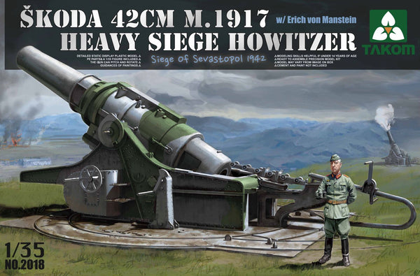Takom 2018 1/35 Skoda 42cm M1917 Heavy Siege Howitzer