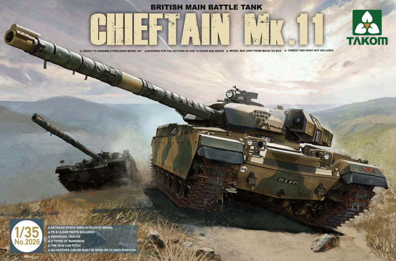 Takom 2026  1/35 British Main Battle Tank Chieftain Mk. 11