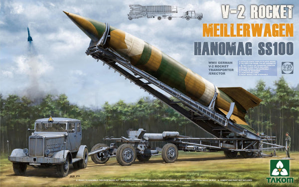 Takom 2030 1/35 Meillerwagen + V-2 Rocket + Hanomag SS100
