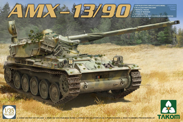 Takom 2037 1/35 French Light Tank AMX-13/90