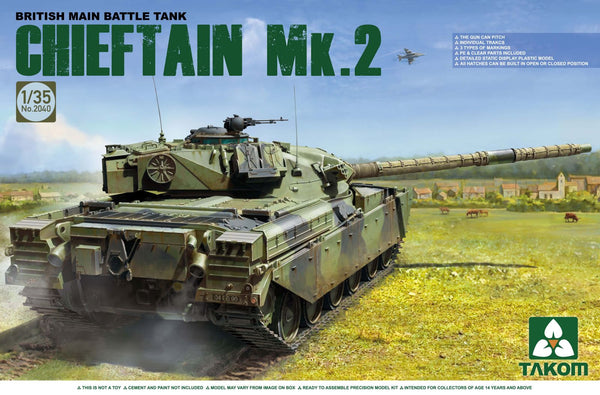 Takom 2040 1/35 British Main Battle Tank Chieftain Mk.2