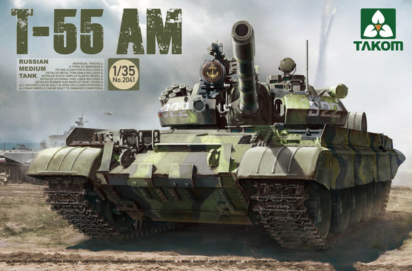 Takom 2041 1/35 Russian Medium Tank T-55 AM