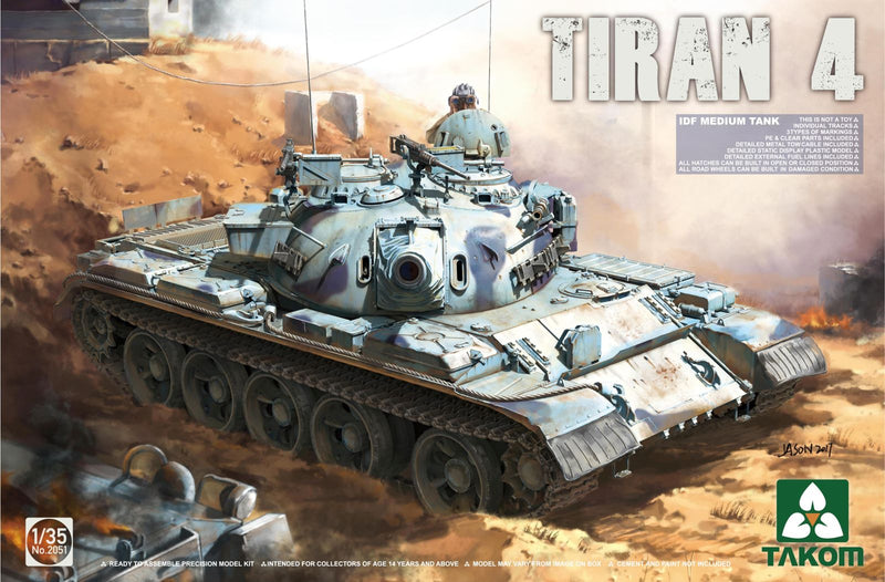Takom 2051 1/35 IDF Medium Tank Tiran-41