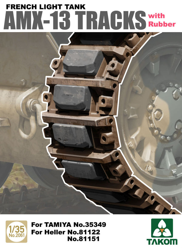 Takom 2061 1/35 AMX-13 Tracks with rubber