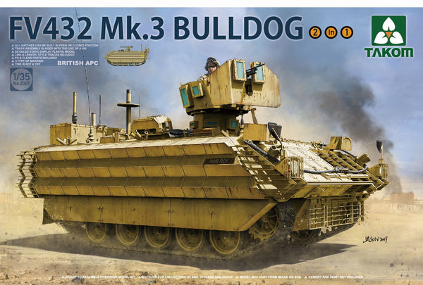 Takom 2067 1/35 British APC (2 in 1) FV432 Mk.3 Bulldog