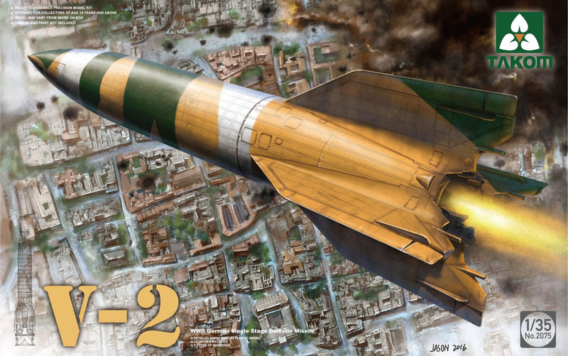 TAKOM 2075 1/35 WWII German V-2 Ballistic Missile