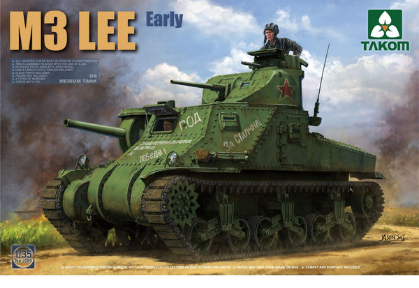 Takom 2085 1/35 US Medium Tank M3 Lee - early