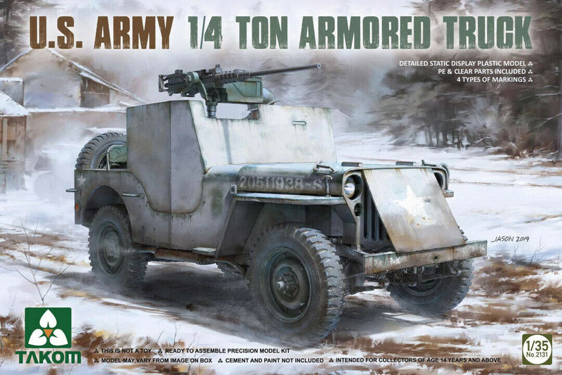 Takom 2131 1/35 US Army 1/4 Ton Armored Truck
