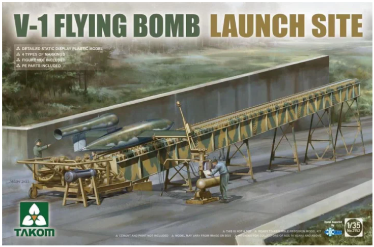 Takom 2152 1/35 V-1 Flying Bomb Launch Site