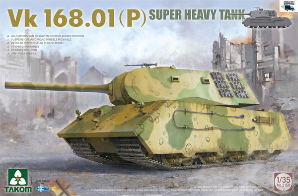 Takom 2158 1/35 VK168.01 (P) Super Heavy Tank
