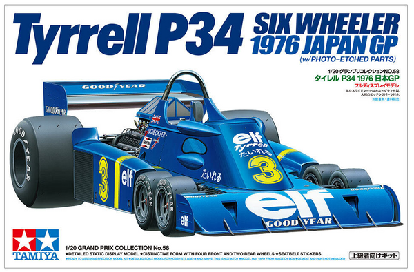 Tamiya 20058 1/20 Tyrrell P34 1976 Japan GP