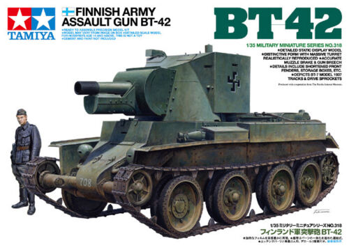 Tamiya 35318 1/35 BT-42 Finnish Army Assault Gun