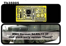 AFV Club TH35005 1/35 WWII German Sd. Kfz. 11 3T half truck early version Detail Upgrade Set