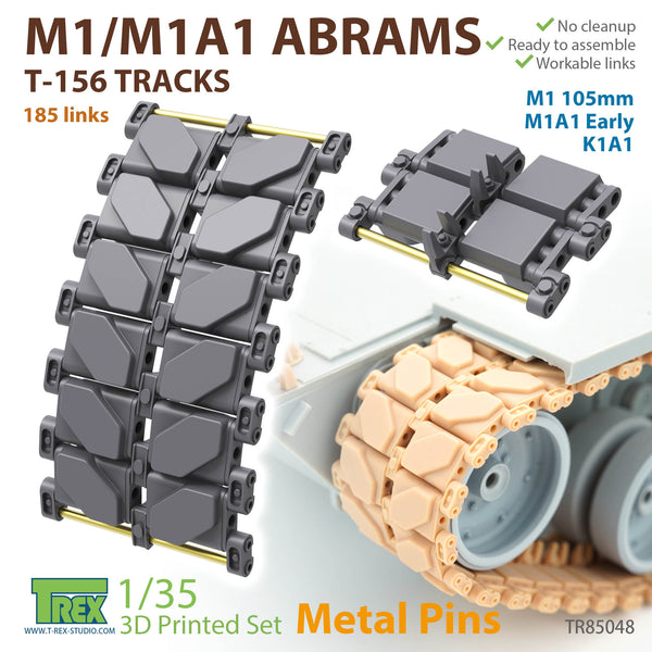 T-Rex 85048 1/35 M1 Abrams T156 Tracks (Metal Pins)