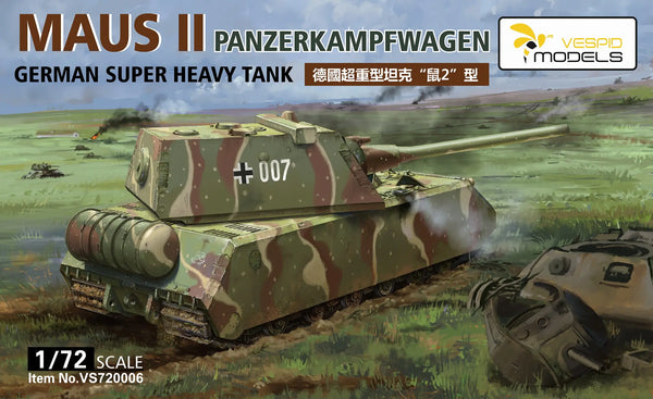 Vespid 720006 1/72 Panzerkampfwagen‘Maus II’