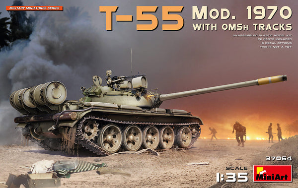 MiniArt 37064 1/35 T-55 Mod. 1970 with OMSH Tracks