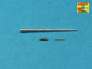 ABER 35L180 25mm M242 Bushmaster early chain gun barrel & 7,62mm M240 machine gun barrel used on early M2/M3 Bradley or LAV-25