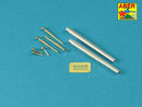 ABER 35L235 Barrels for British WWI Tank Mk.I Male ‚Äì 6 pdr. gun x 2 pcs. & 8mm Hotchkiss m.1909 x 3 pcs.