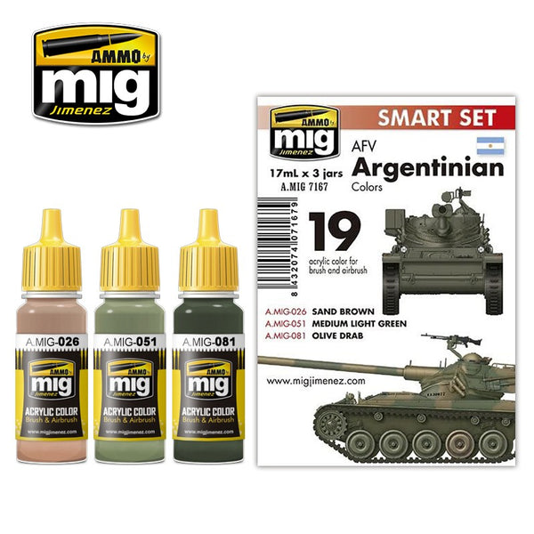 AMMO by Mig 7167 AFV ARGENTINIAN COLORS