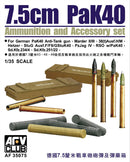 AFV Club 35075 1/35 7.5cm Tank Gun Ammunition & Accessories Set